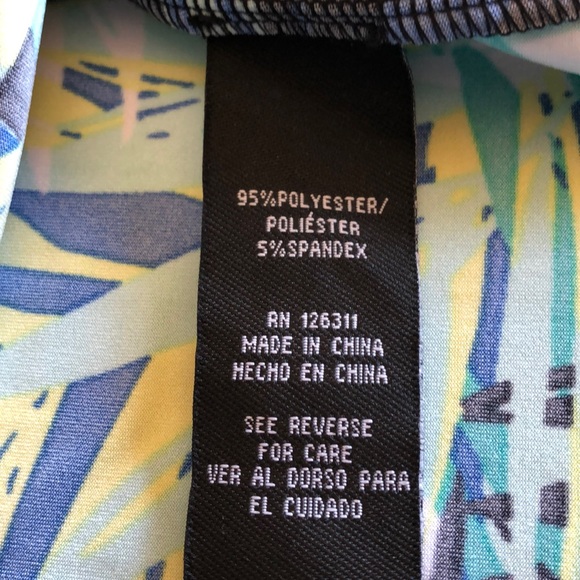 RONNI NICOLE Fern Palm Print Summer Dress M - Picture 4 of 8